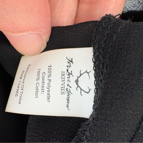 For Love and Lemons Skivvies Black Annabelle Lace Mesh Sheer Ribe size S - Picture 8 of 9